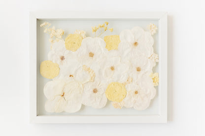 11x14 - Pressed Bridal Bouquet