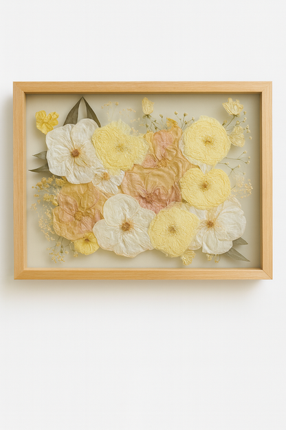 11x14 - Pressed Bridal Bouquet