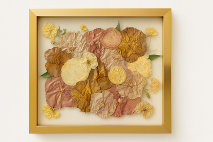 11x14 - Pressed Bridal Bouquet