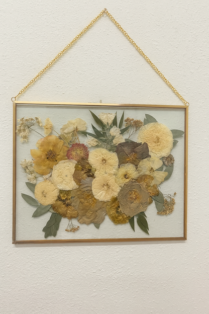 11x14 - Pressed Bridal Bouquet