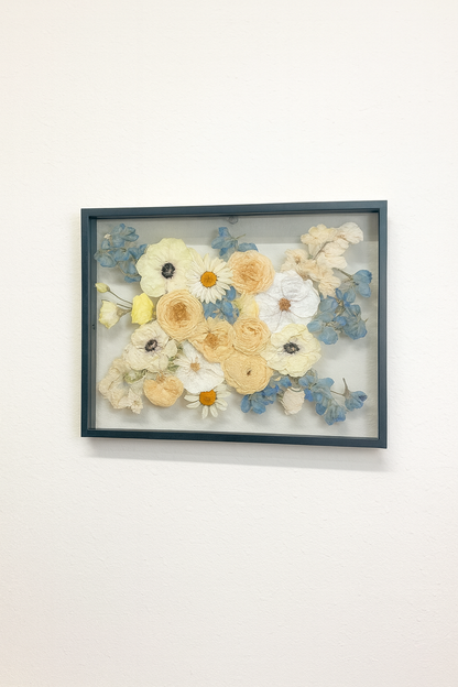 11x14 - Pressed Bridal Bouquet