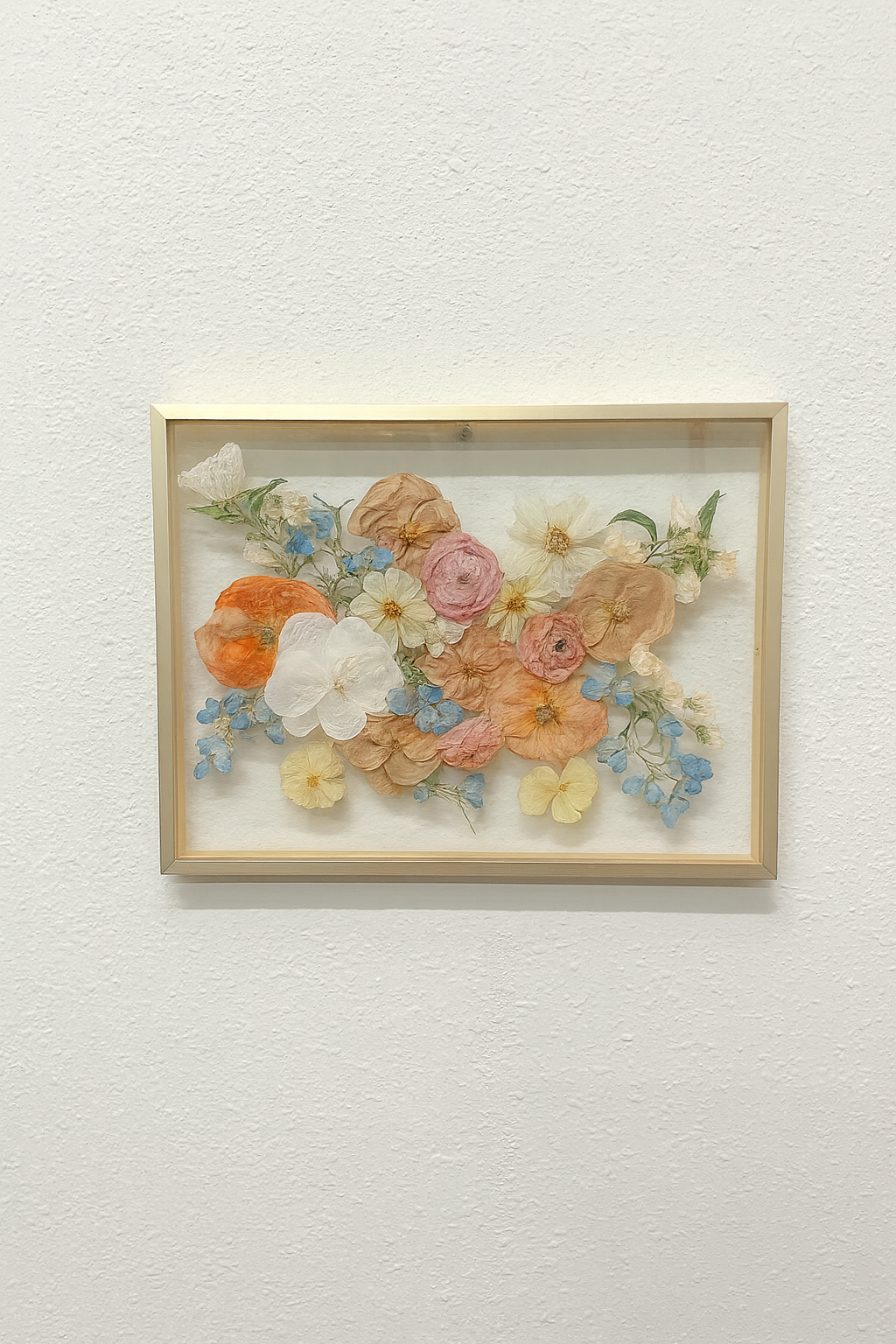 11x14 - Pressed Bridal Bouquet