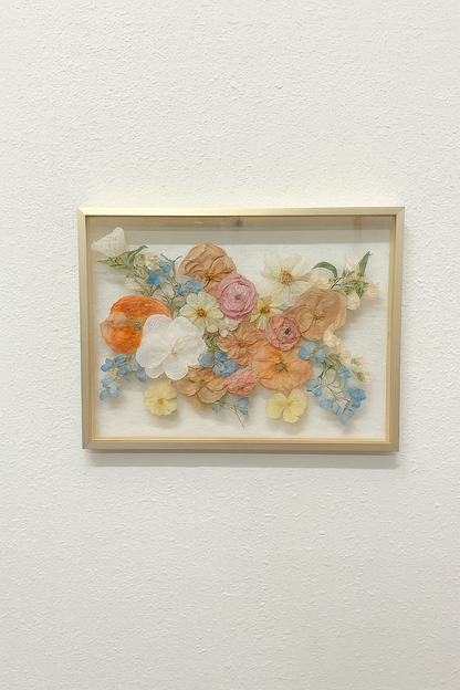 11x14 - Pressed Bridal Bouquet