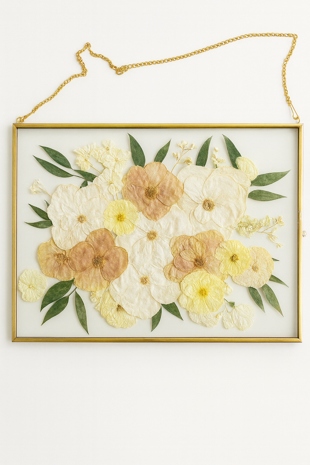 11x14 - Pressed Bridal Bouquet