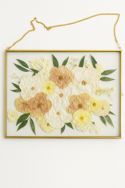 11x14 - Pressed Bridal Bouquet