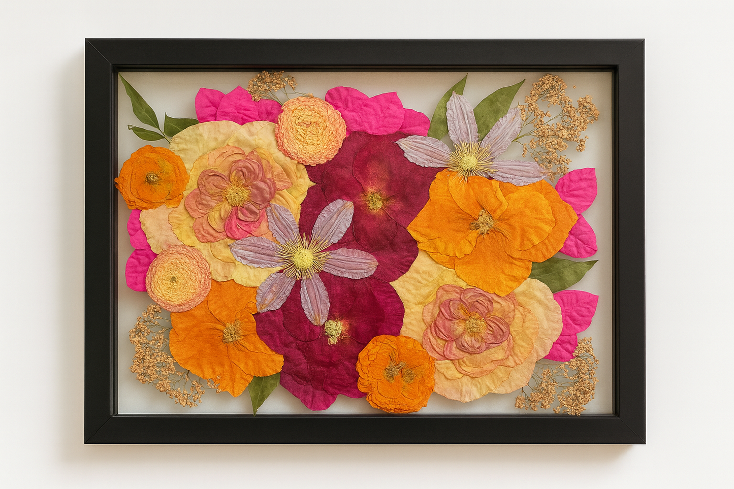 11x14 - Pressed Bridal Bouquet