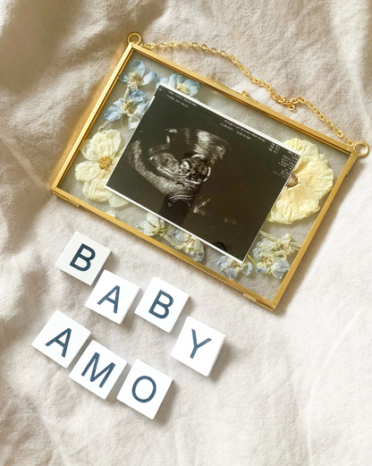 Keep Sake Pressed Flower with Photo 5x7 frame